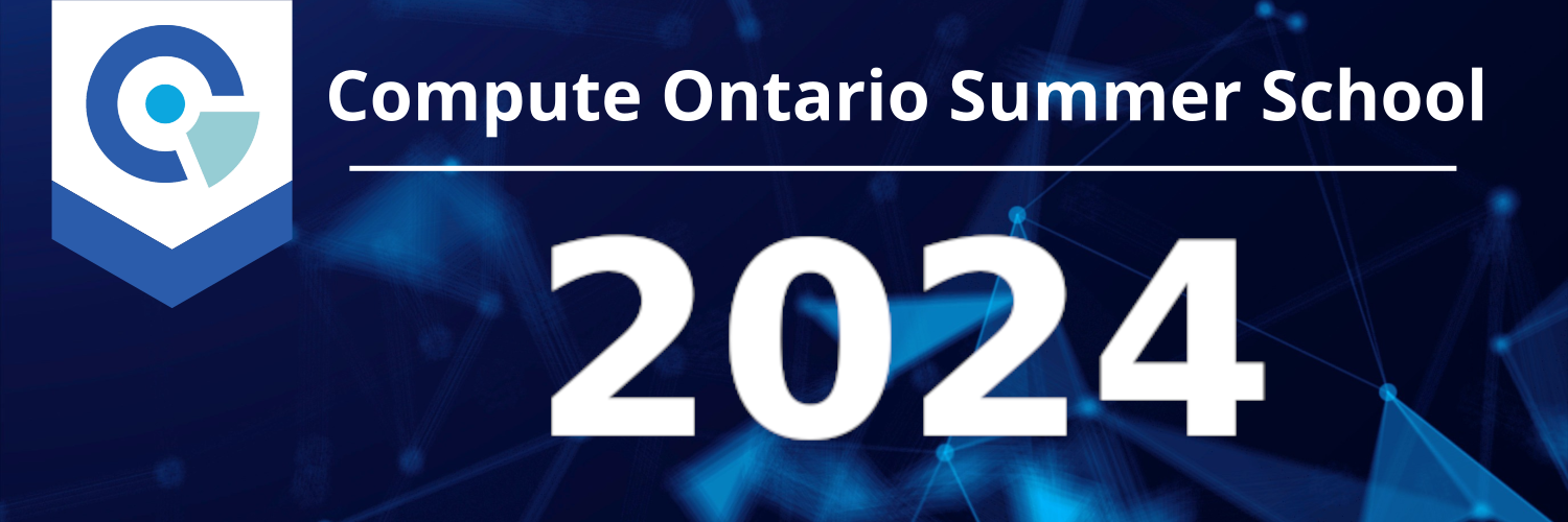 Compute Ontario Summer School 2024 logo